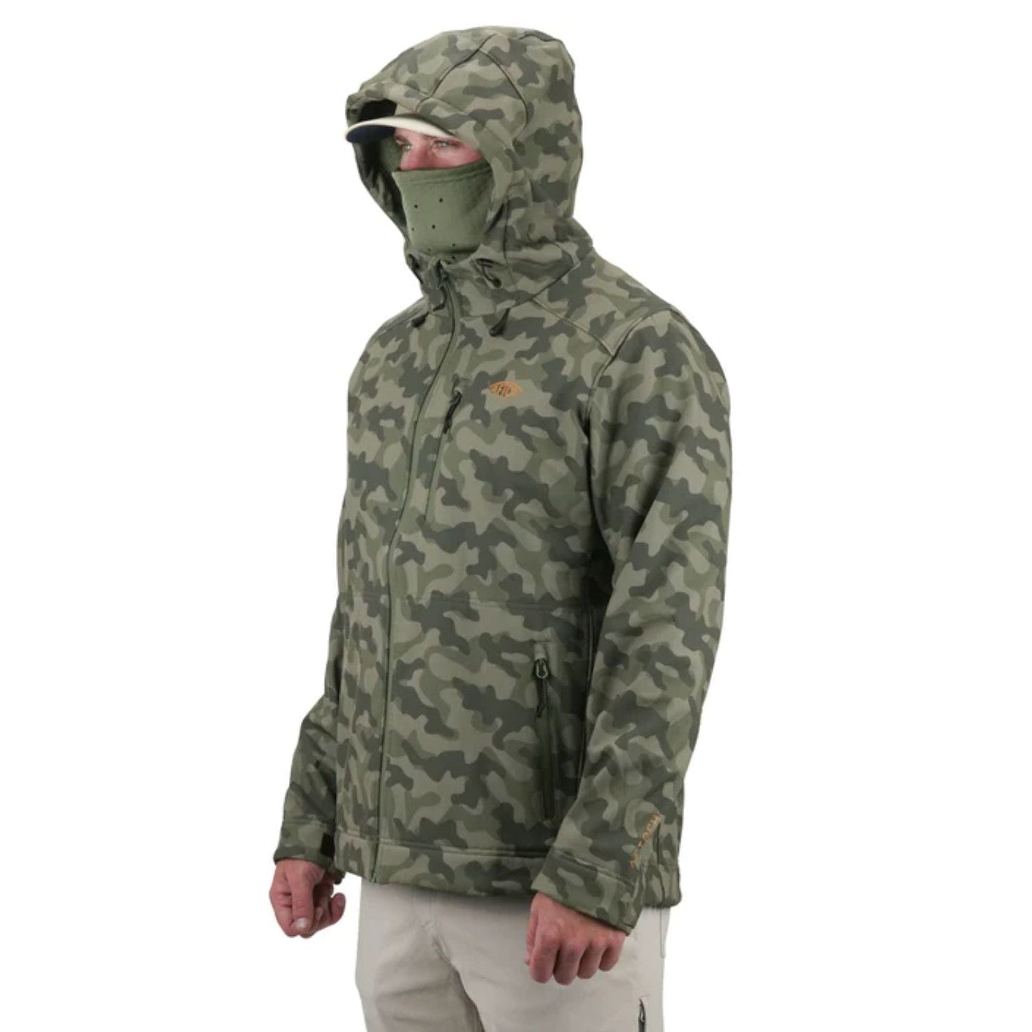 AFTCOAftco Reaper Tactical Zip Up Jacket Green OG Camo - JacketsAftco Reaper Tactical Zip Up Jacket Green OG Camo SideMJ40 - GOGC - M
