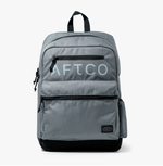 AFTCOAftco Schoolie Backpack - Tackle BagsGray backpack with 'AFTCO' branding on a white backgroundABP002/CHR