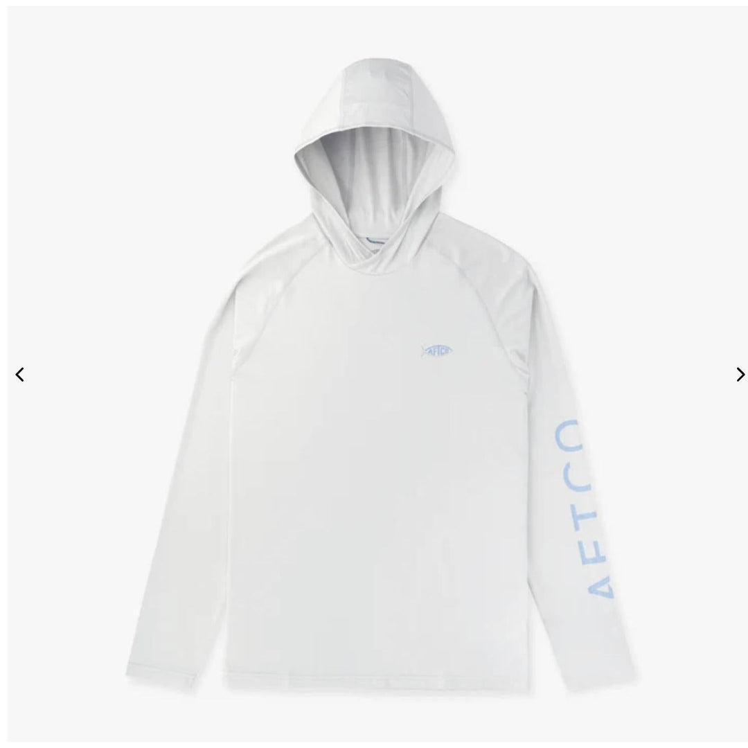 AFTCOSamurai Sun Protection Hoodie Shirt - Apparelfront oyster gray heatherM63126 - OYSH - M