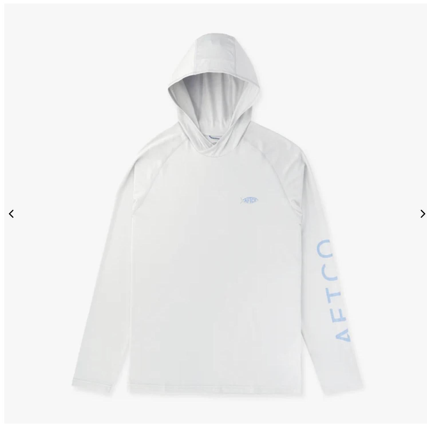 AFTCOSamurai Sun Protection Hoodie Shirt - Apparelfront oyster gray heatherM63126 - OYSH - M