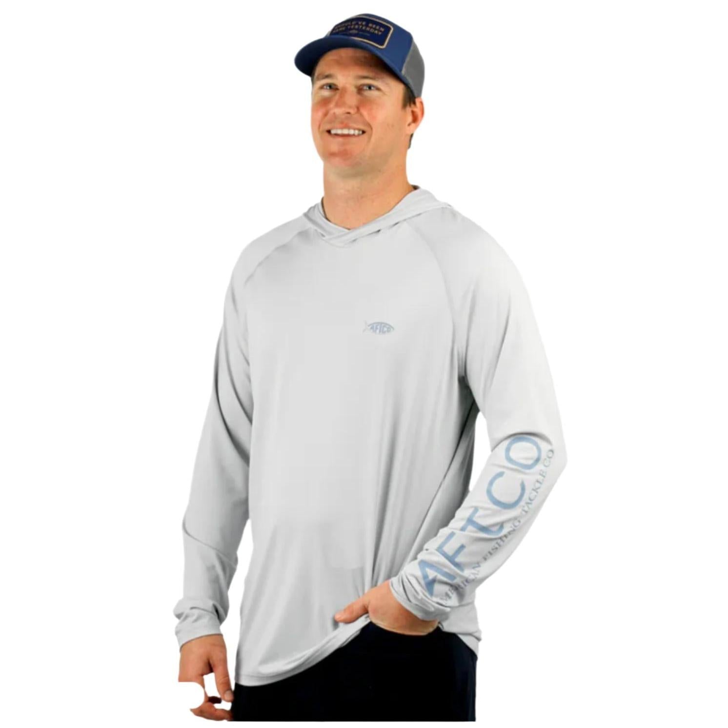 AFTCOSamurai Sun Protection Hoodie Shirt - Appareloyster gray heatherM63126 - OYSH - M