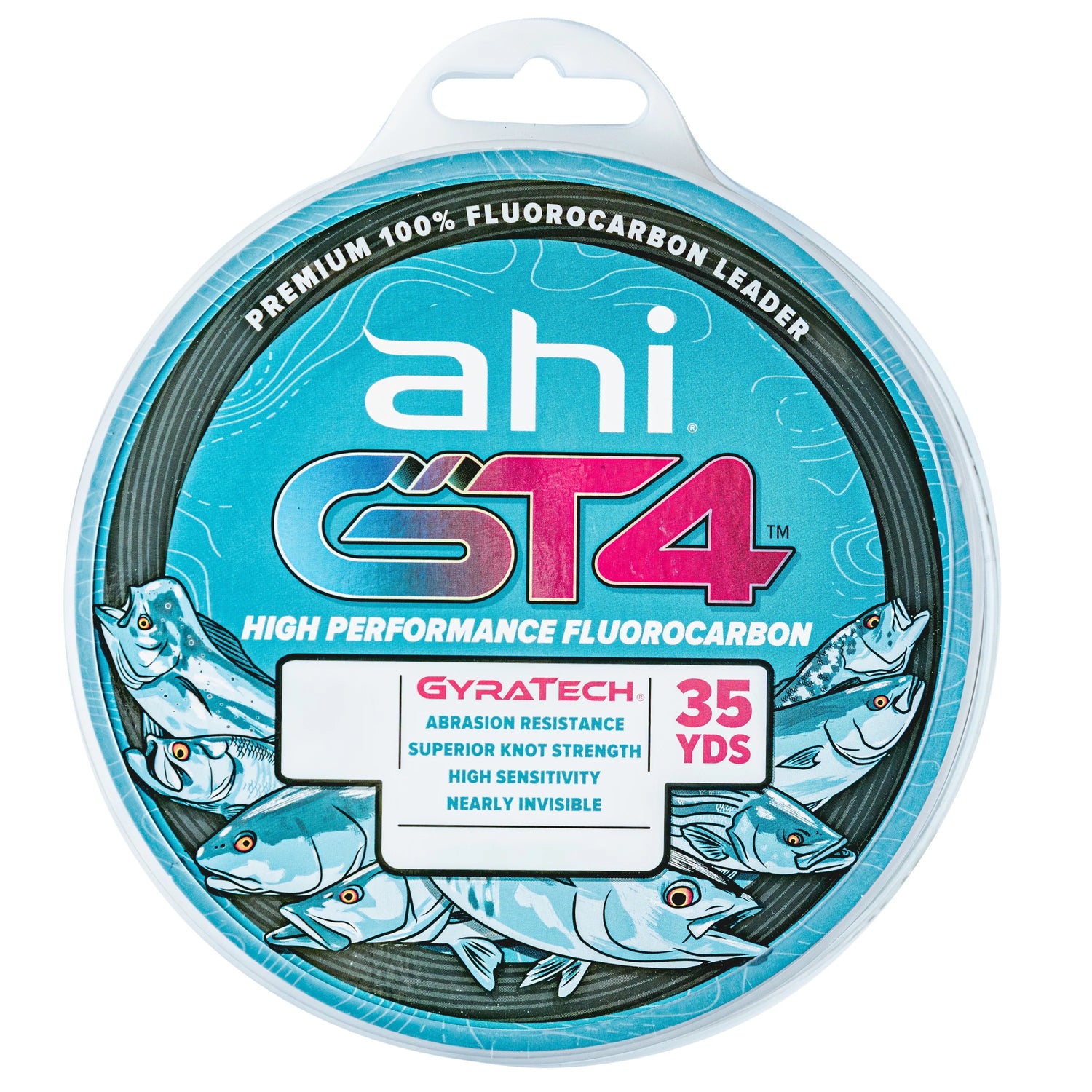 AhiAhi GT4 Performance Fluorocarbon Line - LineFrontGFTL - 35 - 15