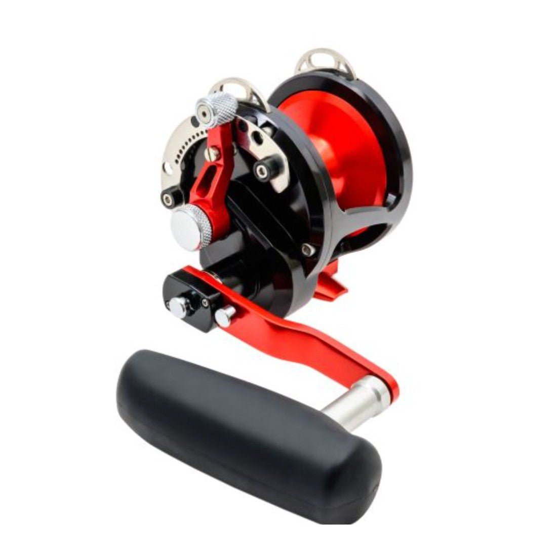 AvetAvet HX 5/2 Raptor Plus MC - Conventional Lever Drag Reels5/2 Black/Red Raptor Plus M.C.
