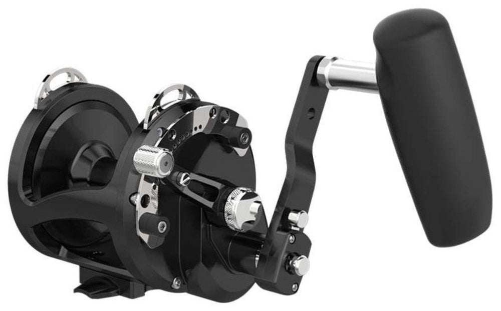 AvetAvet HXW 5/2 Raptor Plus Non - MC 2 Speed Reels - Conventional Lever Drag ReelsBlackHXW5/2RAP - PLUS - BLACK