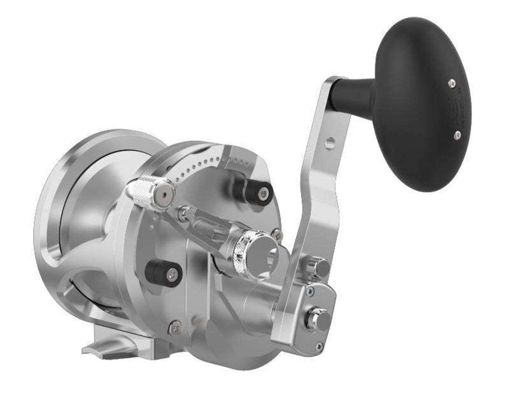 AvetAvet JX 6/3 Raptor MC Plus 2 Speed Reels - Conventional Lever Drag ReelsSilver JX Raptor Plus M.C. Right HandJX6/3RAPMC - PLUS - SIL