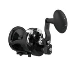 AvetAvet MXL 6/3 Raptor Plus MC 2 Speed Reels - Conventional Lever Drag ReelsBlack and silver fishing reel on a transparent backgroundMXL6/3RAPMC - PLUS - BLK