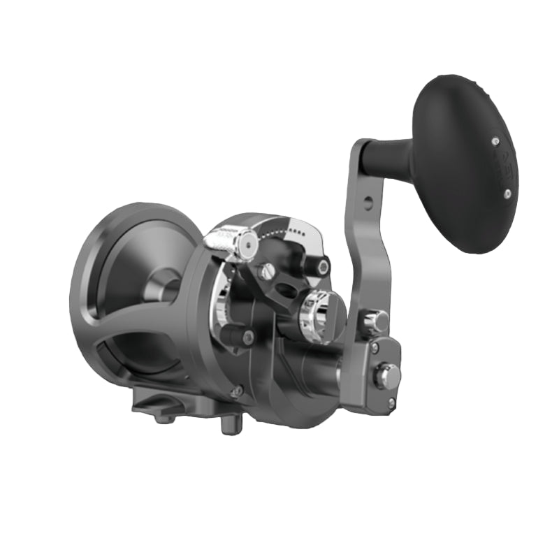 AvetAvet MXL 6/3 Raptor Plus MC 2 Speed Reels - Conventional Lever Drag ReelsFishing reel on a transparent backgroundMXL6/3RAPMC - PLUS - GM