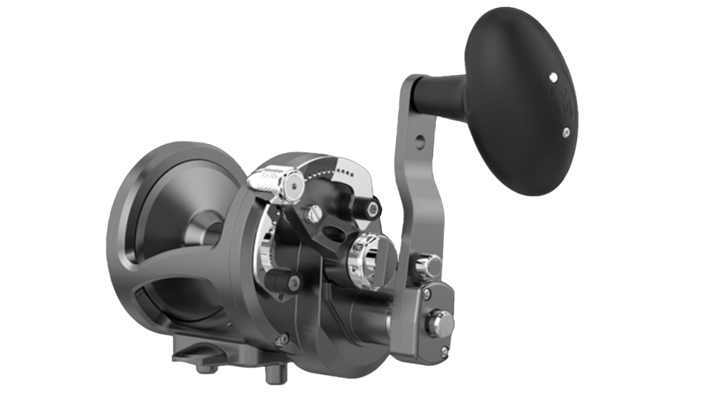 AvetAvet MXL6/3 Raptor Plus MC 2 Speed Reels - Conventional Lever Drag ReelsGunmetal MXL 6/3 Raptor Plus MCMXL6/3RAPMC - PLUS - GM