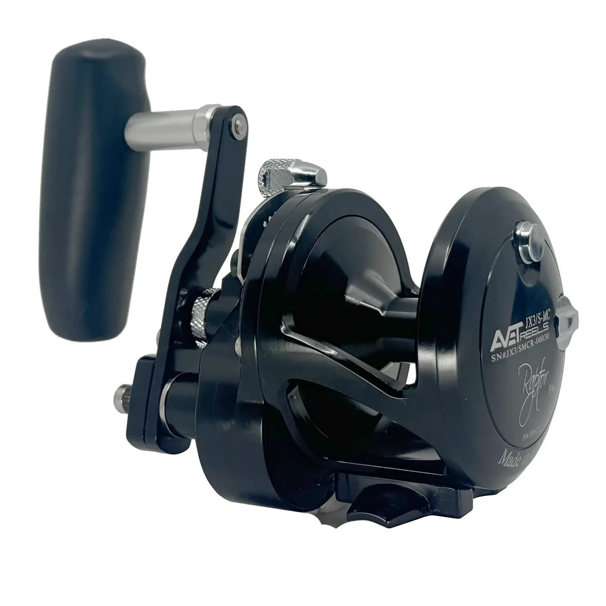 Avet Raptor Plus MC 3 Speed Reels, Silver Avet Raptor Plus MC 3 Speed Reels, Silver