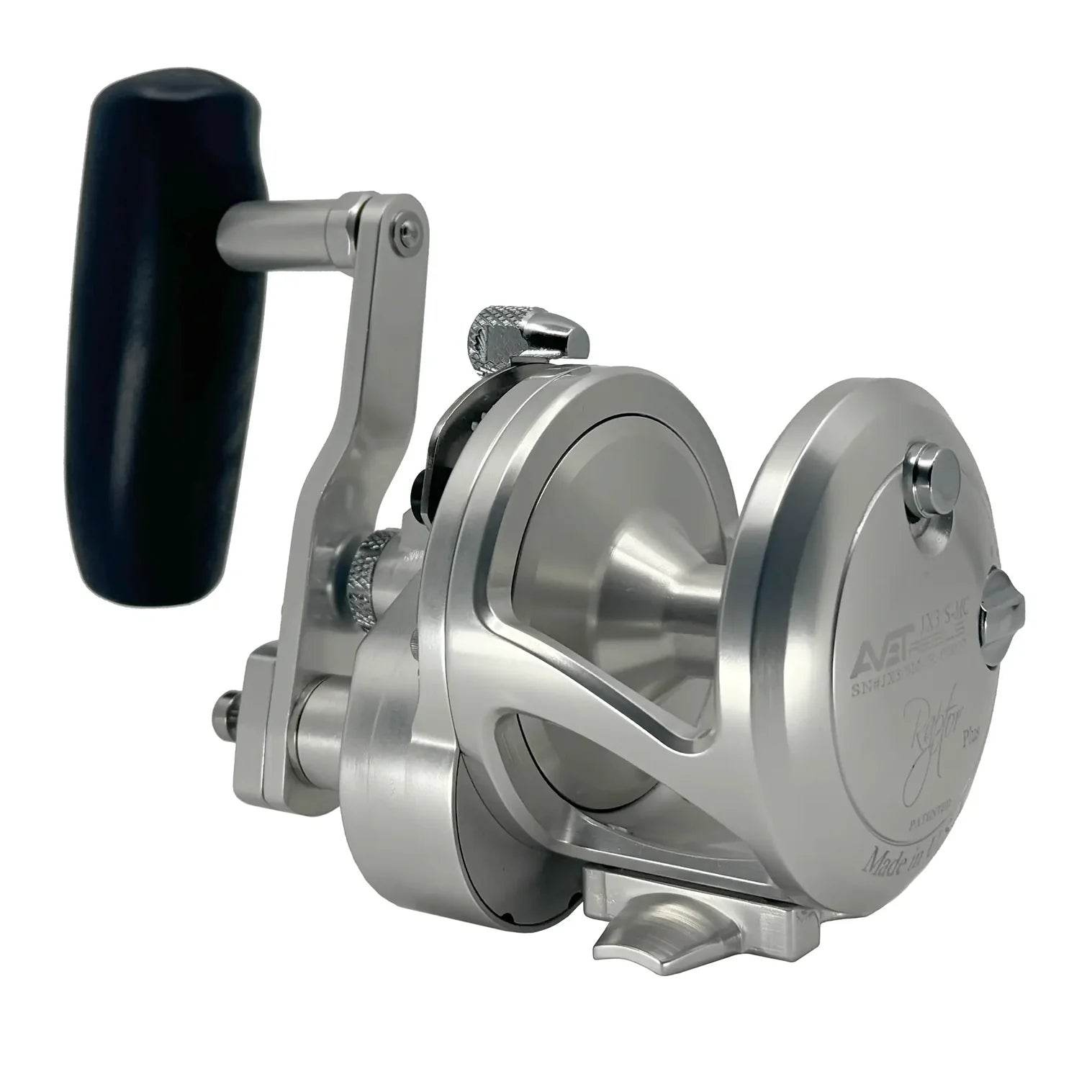 act fishing reels Avet Raptor Plus MC 3 Speed Reels, Silver