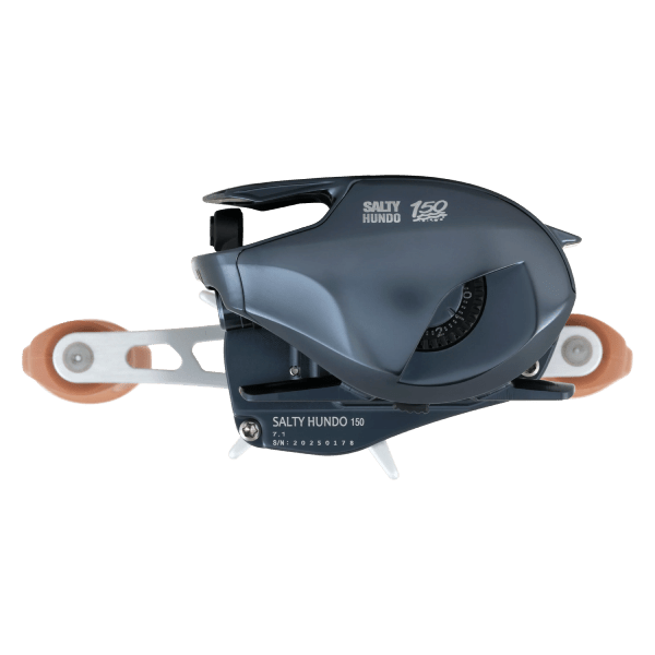 Bates Salty Hundo'50 (150) – Low-Profile Baitcaster for Coastal Anglers – Tackle Express