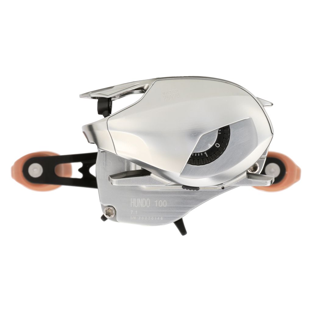 BatesBates Hundo Casting Reel - Casting ReelsBates Hundo Reel Side PlateBATES - HUNDO - RH - 7.1:1