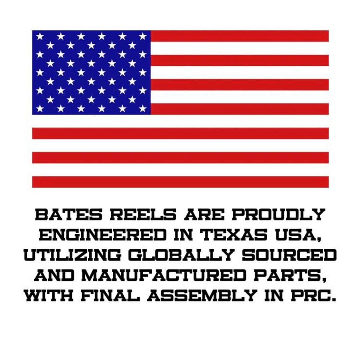 BatesBates Salty Hundo Casting Reel - Casting ReelsbatesBRSHRH711GM