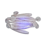 BattleStarBattlestar Rib Bait Swimbaits - Small Soft SwimbaitsUV White Red FlakeBS - 3RB - UWRF
