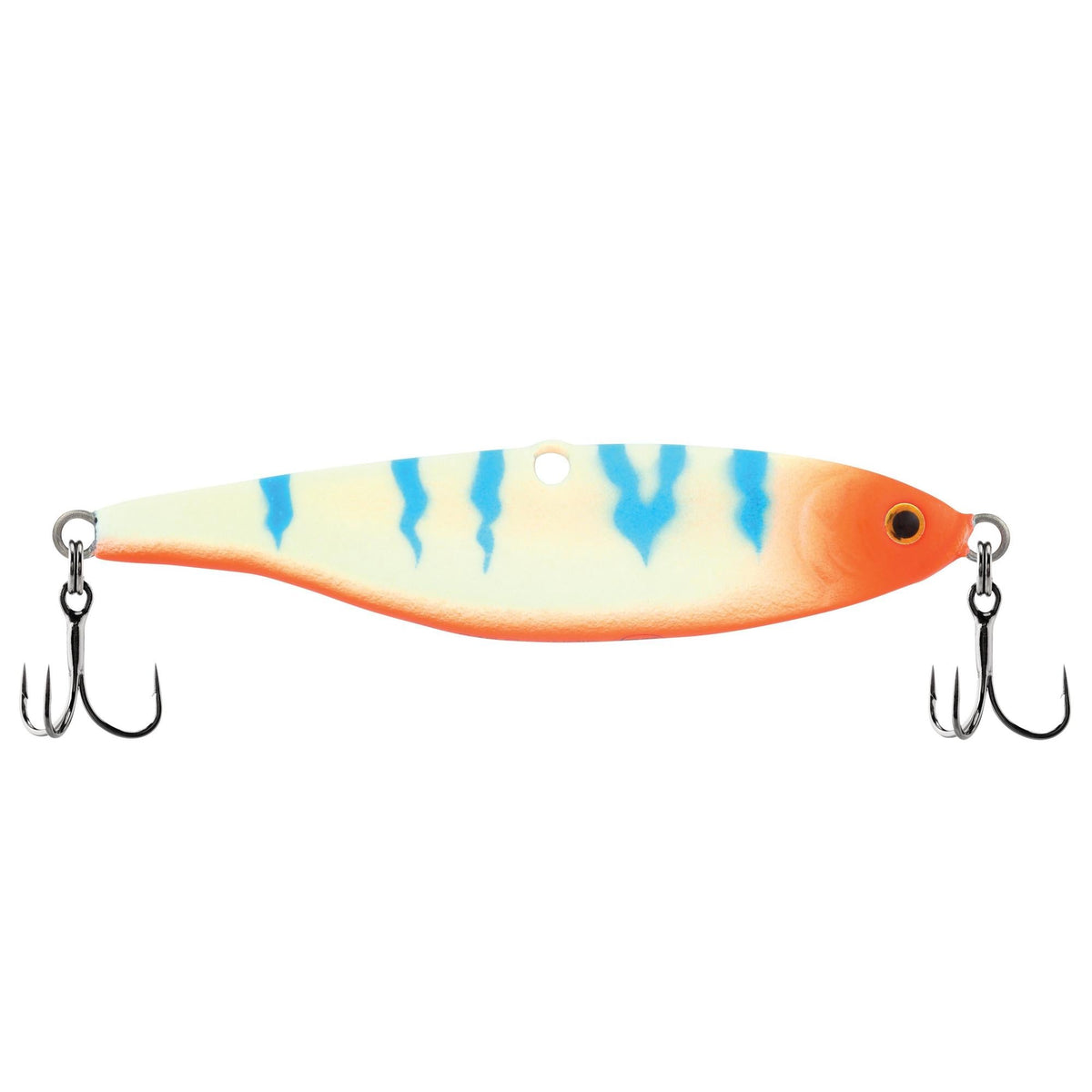 BerkleyBerkley Vibrato Jigging Lure - SpoonsBlue Glow TigerBHBVB - 010 - BGLT