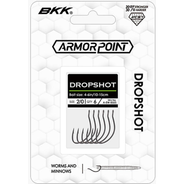 BKK Armor Point Dropshot Hooks 2/0