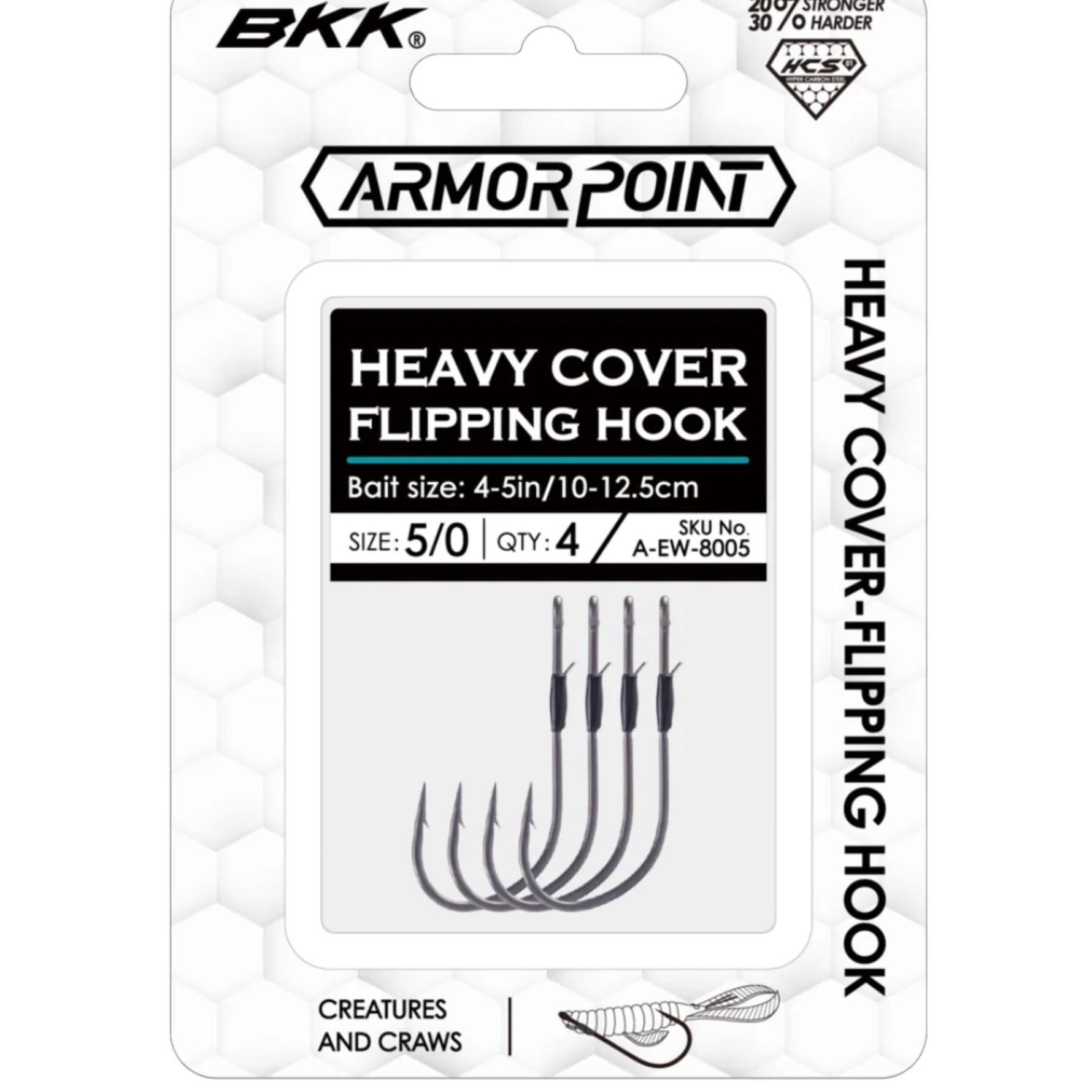 BKKBKK Armor Point heavy Cover Flipping Hooks - Single HooksBKK Armor Point heavy Cover Flipping HooksA - EW - 8002