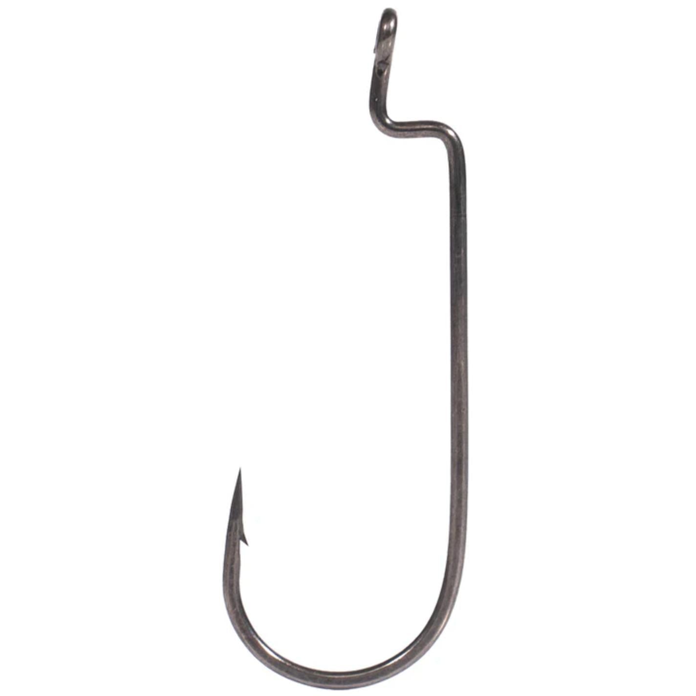 BKK Armor Point Offset Worm Round Bend – Texas Rig Hook for Soft Plastic Worms – Tackle Express