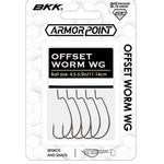 BKKBKK Armor Point Offset Worm Wide Gap - Single HooksBKK Armor Point Offset Worm WGA - EW - 8102