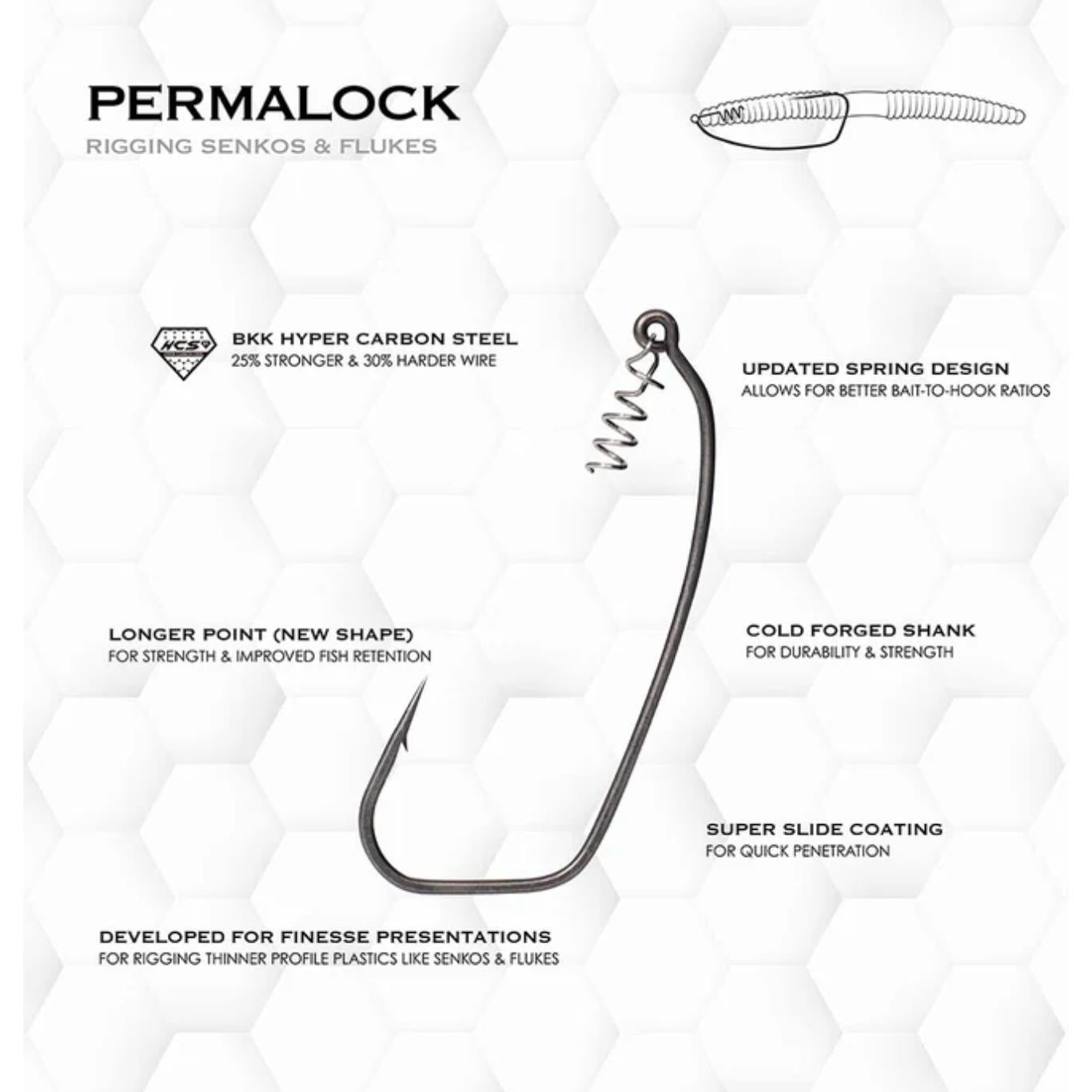 BKKBKK Armor Point PermaLock Hook - Single HooksdetailsA - EW - 8402