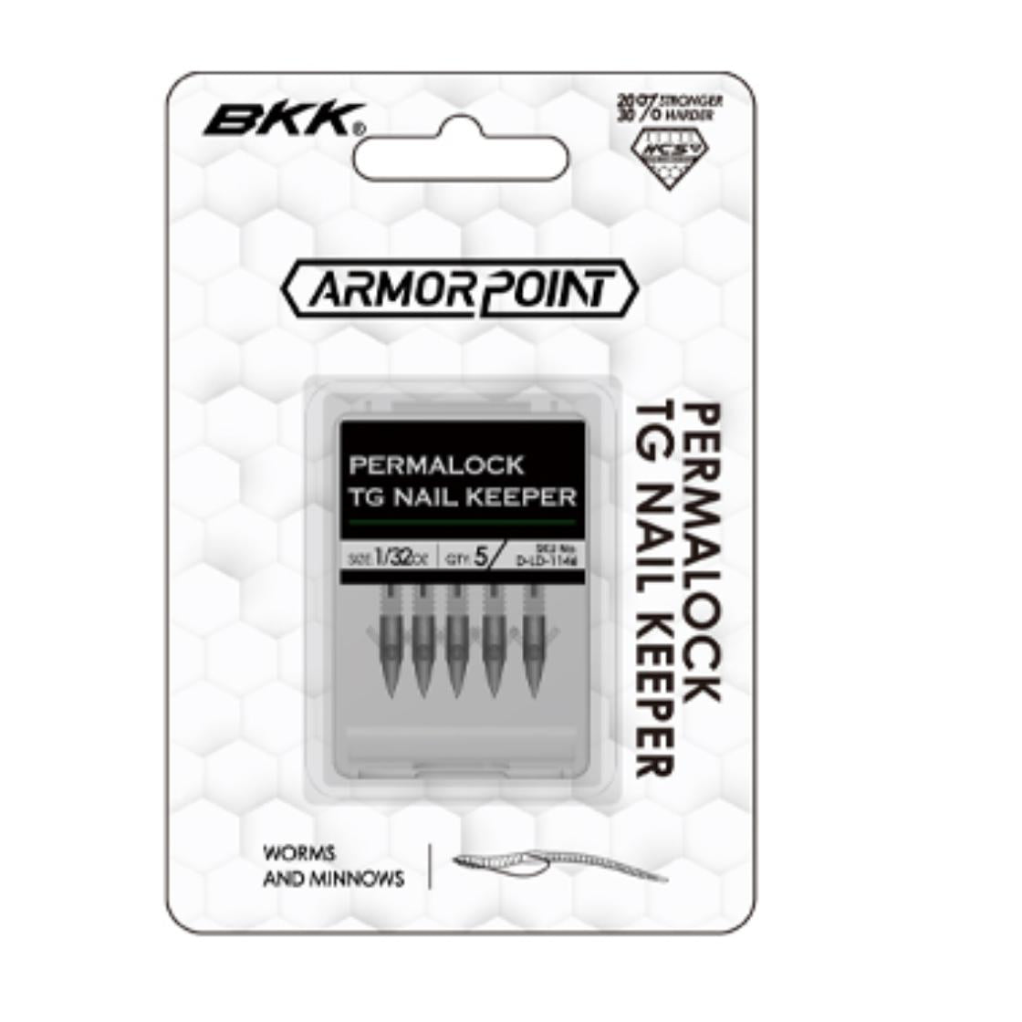 BKKBKK Permalock TG Nail Keepers - Weights and SinkerspackagingD - LD - 1146