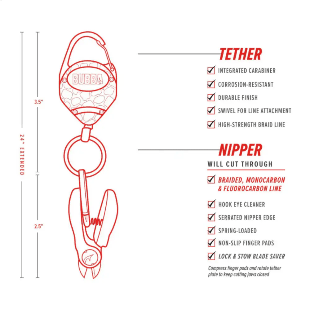 Bubba Nipper & Tether Combo