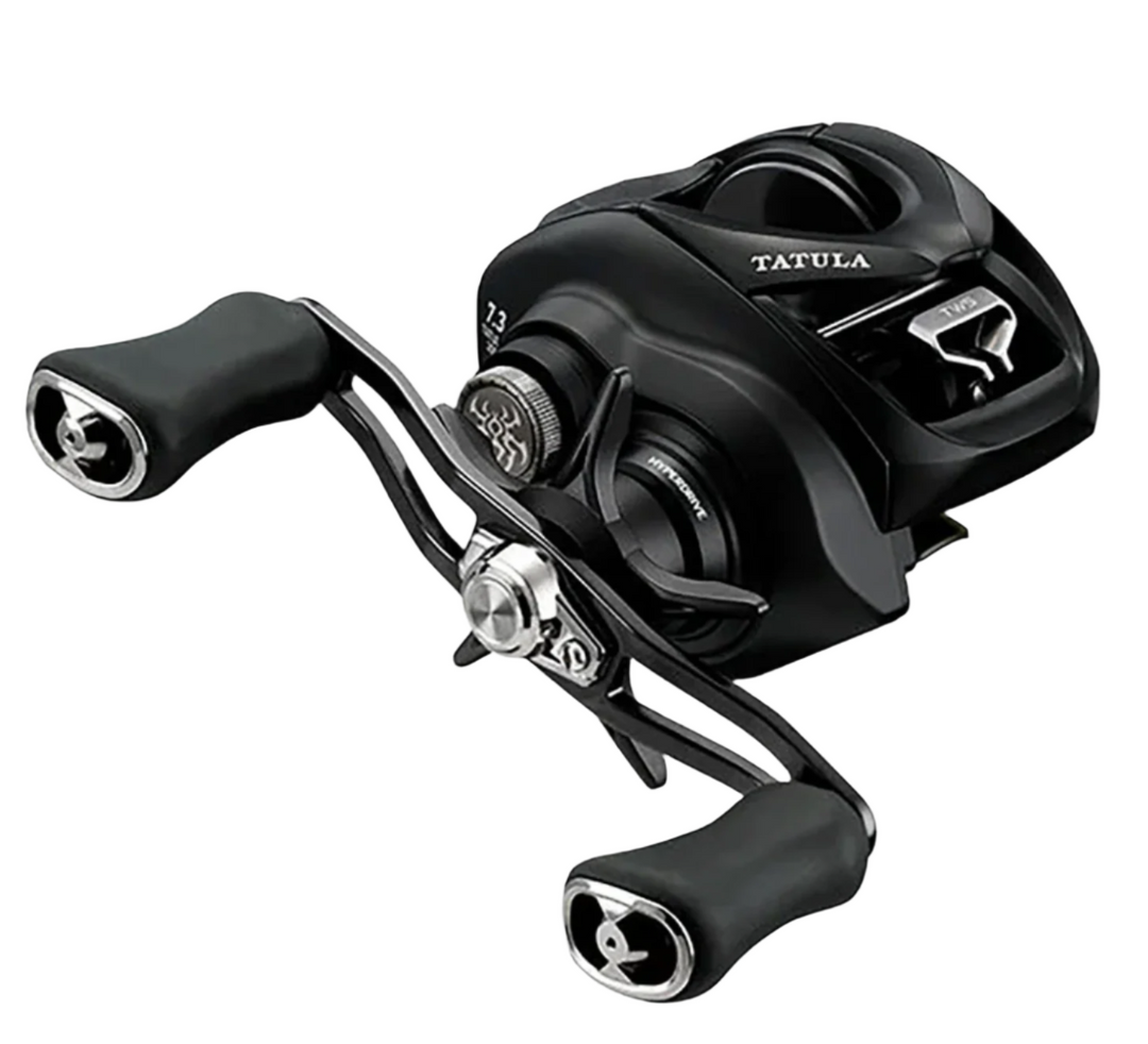 Daiwa Tatula TW 200 Baitcasting Reel on a white background