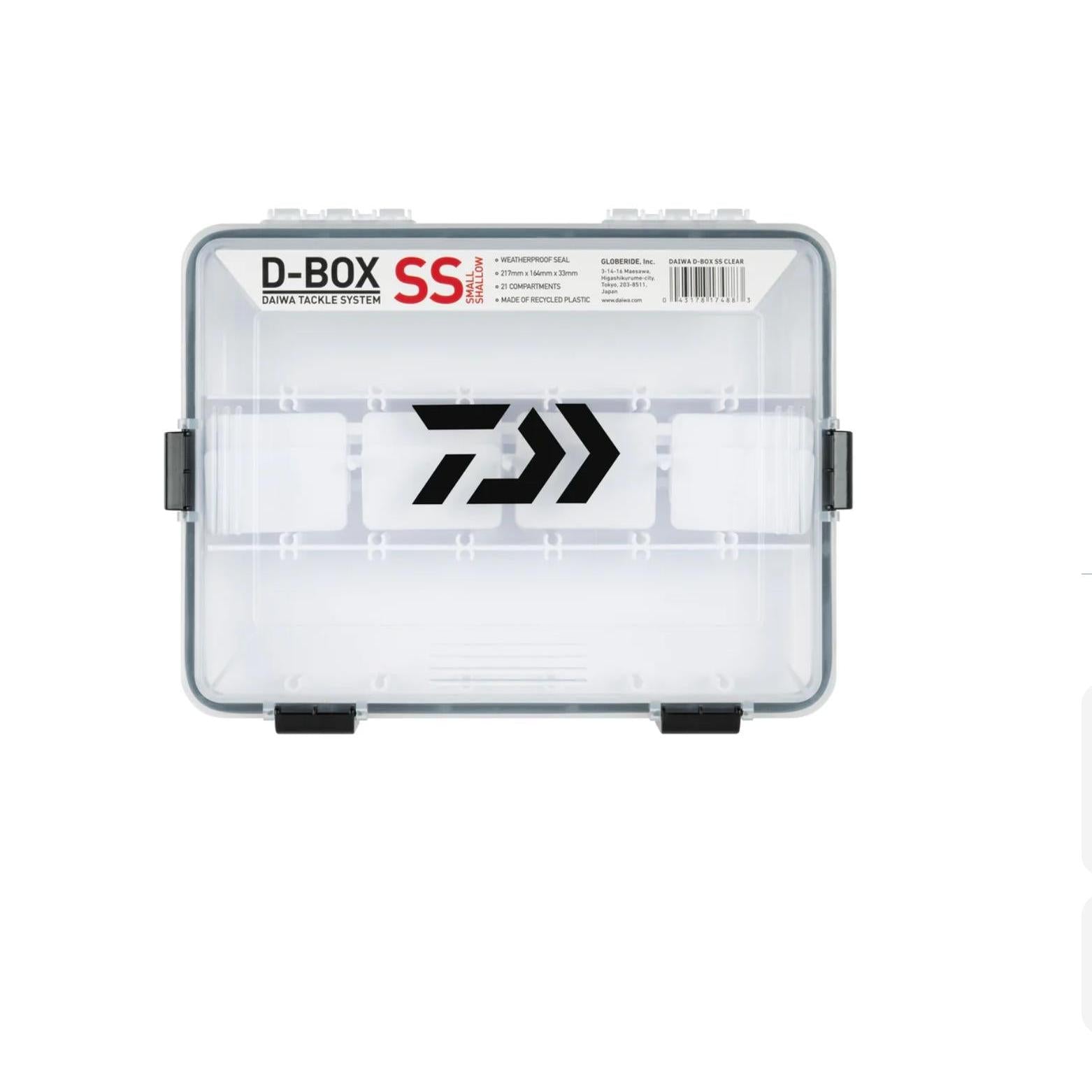 Daiwa D-Box Tackle Box – Waterproof Gasket & 4-Latch – Tackle