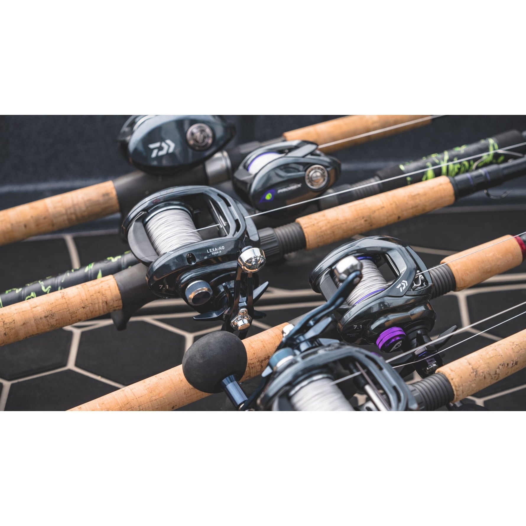 DaiwaDaiwa Lexa 500 HD Baitcasting Reel - Casting ReelsDaiwa Lexa 500 HD With RodsLX - HD500P - P