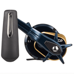 DaiwaDaiwa Saltiga 35 Jigging Star Drag Reels - Conventional Star Drag ReelsFishing reel with black handle and metallic accents on a white backgroundSAGSD35