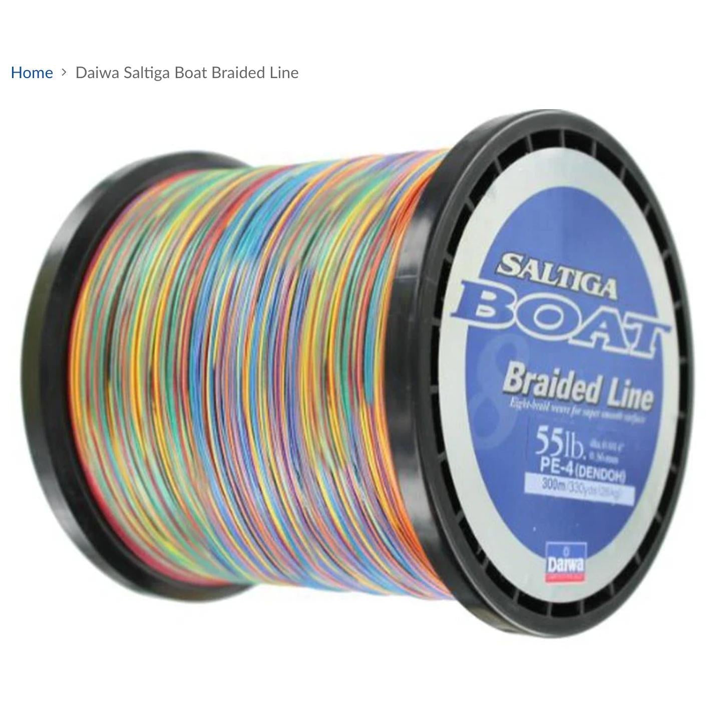 DaiwaDaiwa Saltiga Boat Braided Line - BraidDaiwa Saltiga Boat Braided LineSAB - B80LB