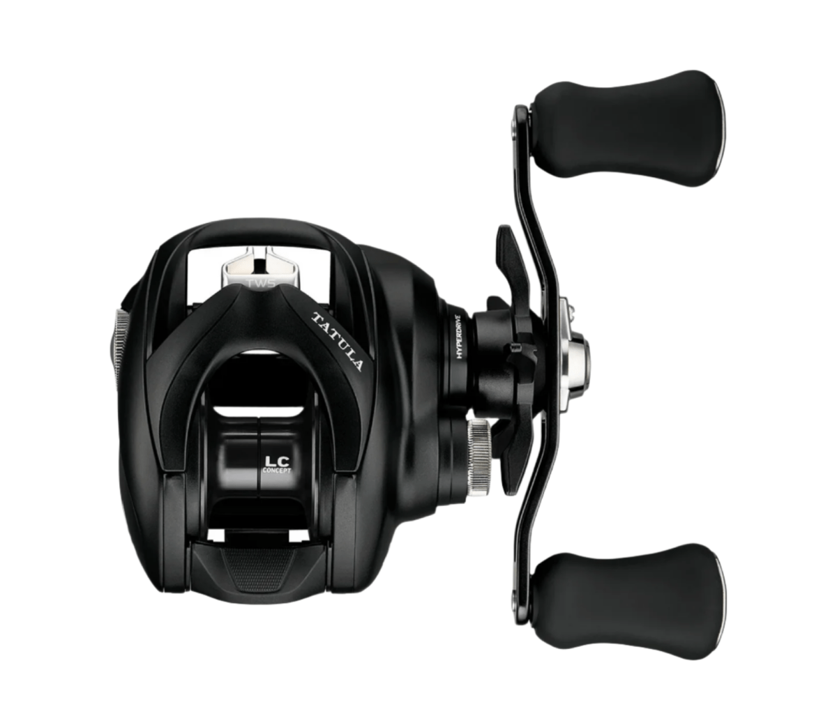 DaiwaDawia Tatula TW 150 Baitcasting Reel - Casting ReelsBlack Daiwa Tatula TW 150 Baitcasting Reel on a white backgroundTATU150