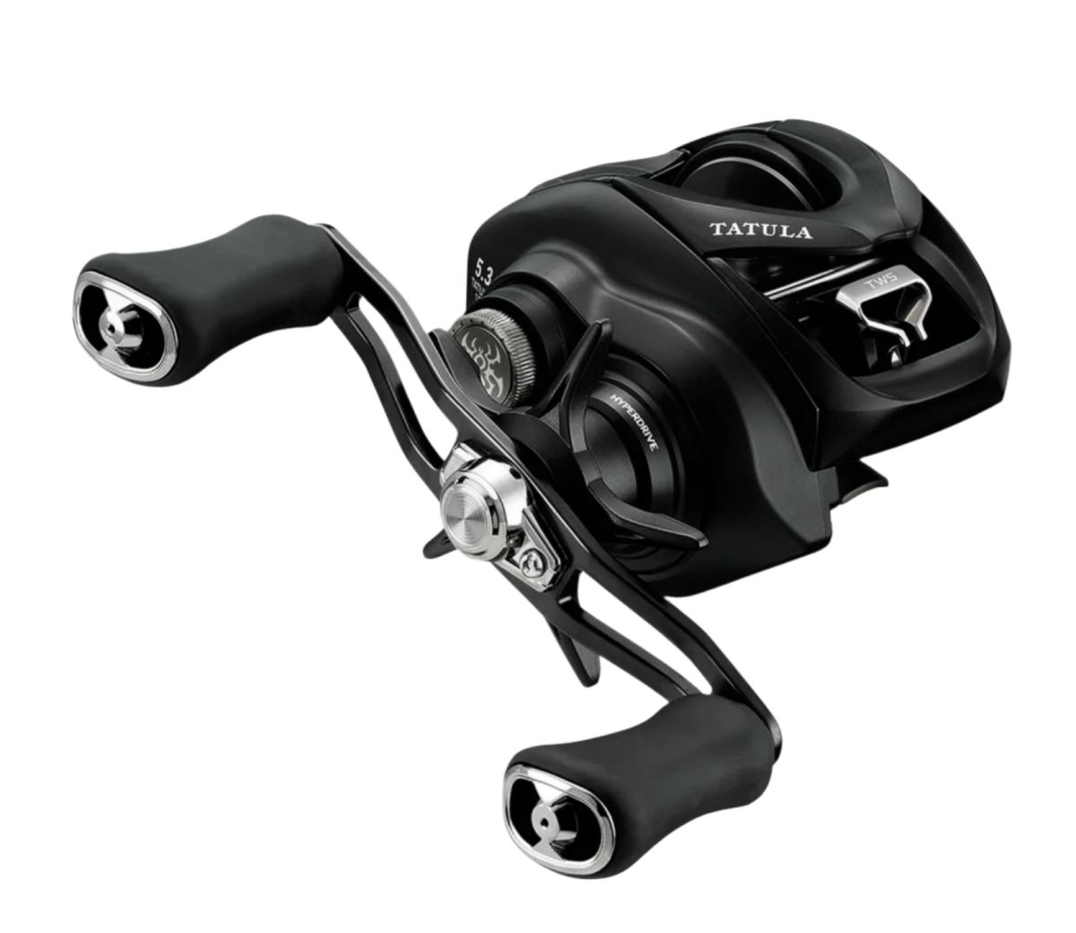DaiwaDawia Tatula TW 150 Baitcasting Reel - Casting ReelsBlack Daiwa Tatula TW 150 Baitcasting Reel on a white backgroundTATU150