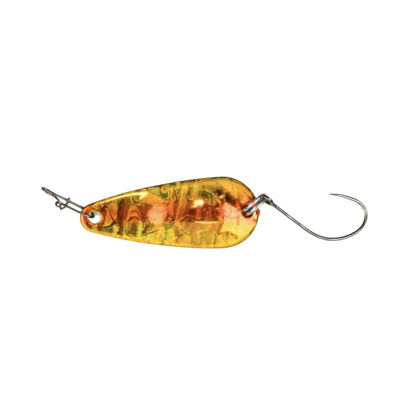 damiki fishing lures Pica Trout Spoons Spoons 2.8g / Holo Ginger #18H The Disco 40 is Cord Options:Desert Camo 300 Series Baitcasting Fishing 500MJ