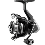 A Shimano spinning fishing reel with a black and silver body, featuring the model name 'RZ-500' printed on the side, shown against a solid white background.