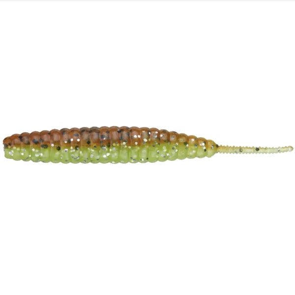 DepsDeps Deathadder 3" Straight Tail Worm - Shad Style BaitsGreen Pumpkin ChartDTHADR - 3 - 52