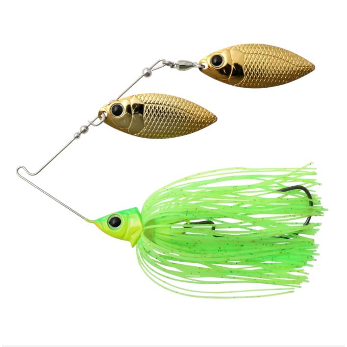Deps Glide Head Spinnerbait 3/8oz #04 Lime Chart