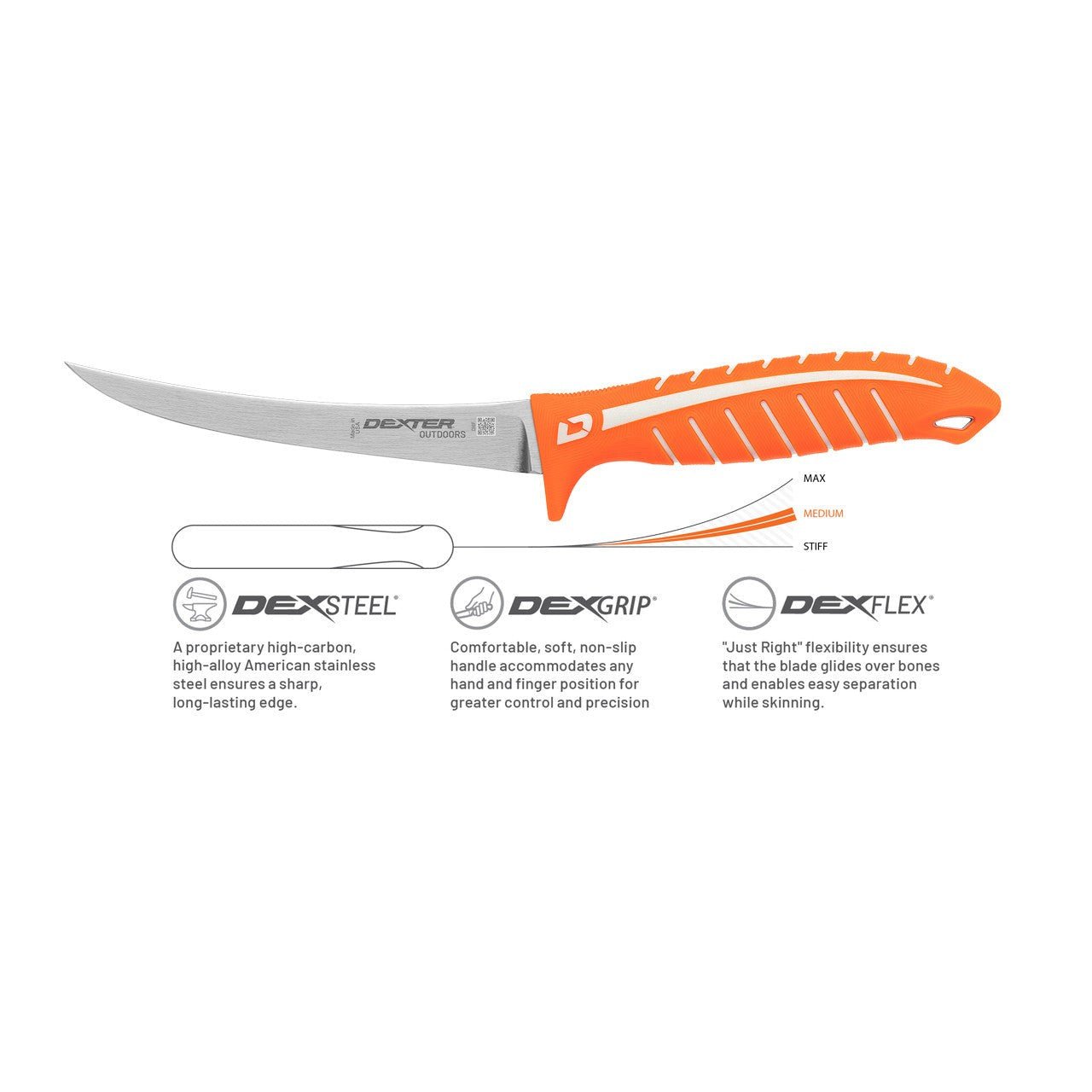 DexterDexter Dextreme 6" Fillet Knife with Sheath - KnivesMedium FlexDX6F