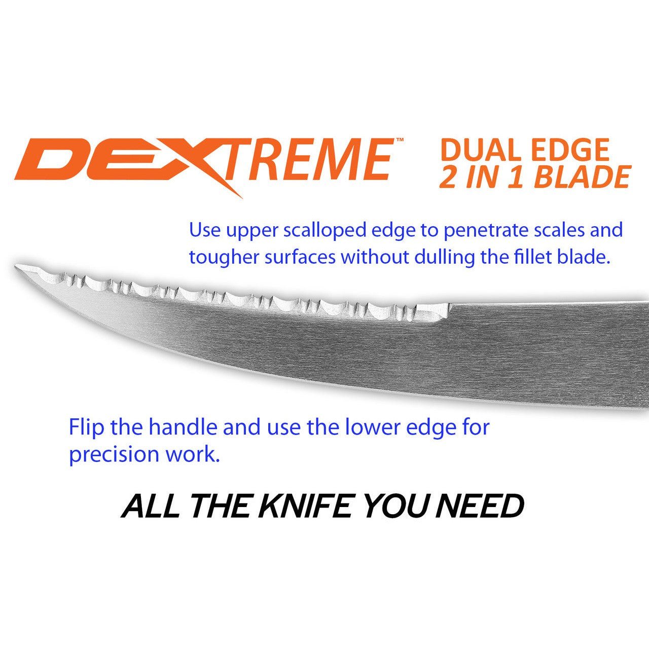DexterDexter Dextreme 8" Dual Edge Fillet Knife with Sheath - KnivesDual EdgeDX8F