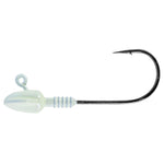 DolphinDolphin Gitzem Jig Heads 4/0 Hook - Swimbait Jig Headsglow white PKFBG12 - 4GW