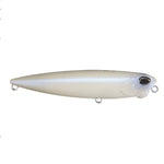 White fishing lure on a white background