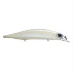White fishing lure on a white background