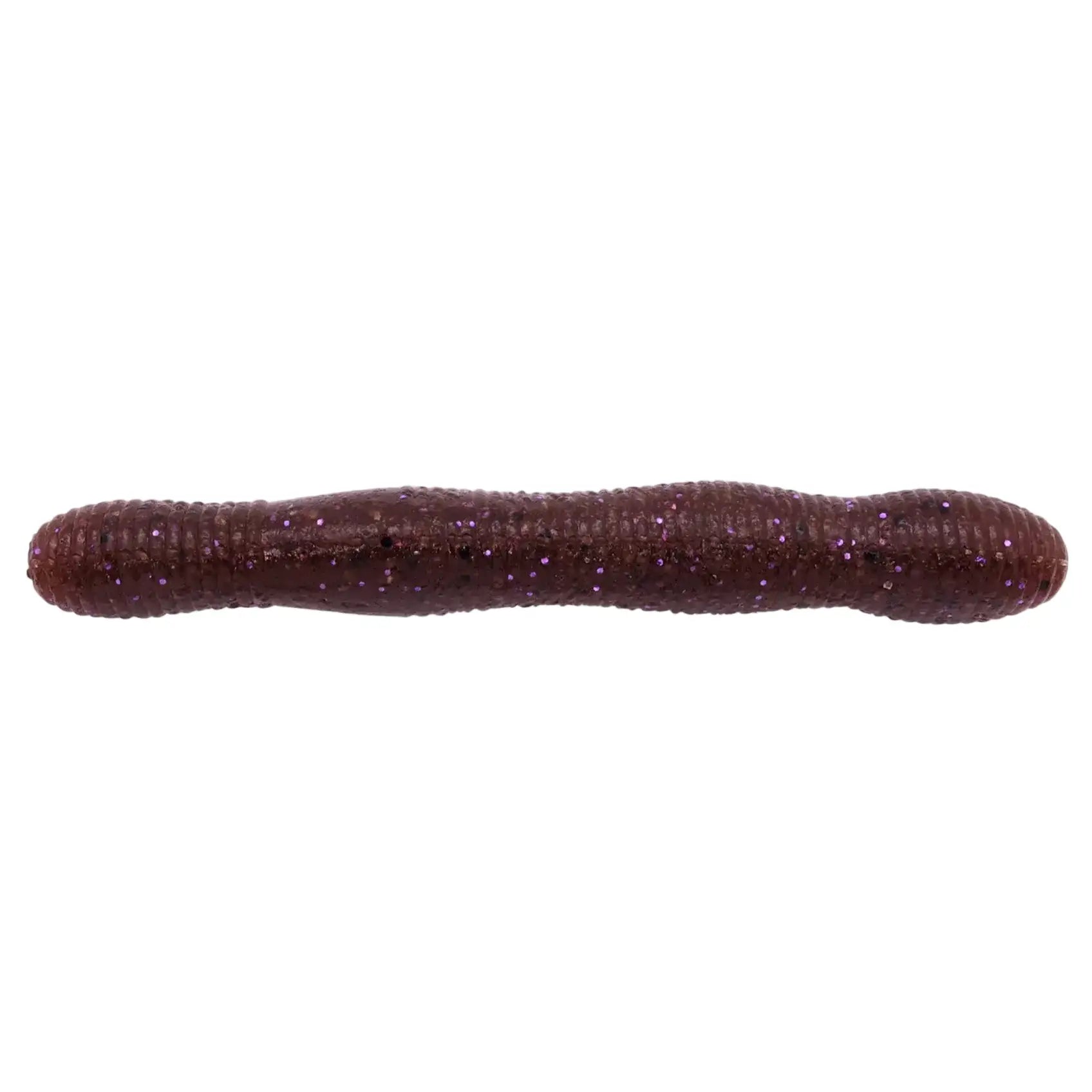 Purple fishing lure on a white background