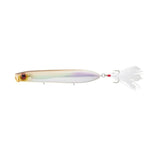 EvergreenEvergreen Shower Blows Topwater Baits - TopWaterHalf Mirror Bone NSB - 125 - N454