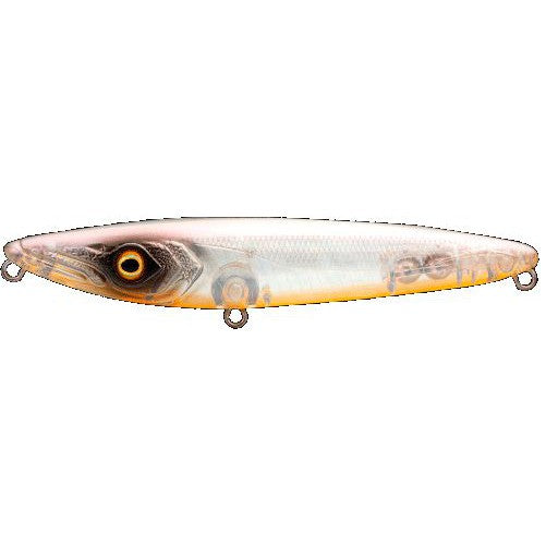 Fishing lure with a detailed design on a white background