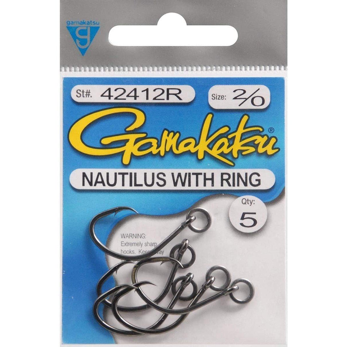 GamakatsuGamakatsu Nautilus Ringed Circle Hooks - Single HooksGamakatsu Nautilus Ringed Circle Hooks PackageGAM - 42408R - SZ4