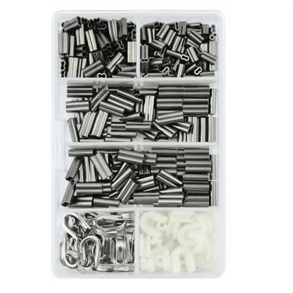 Hi - Seas Mini Double Sleeves Rigging Kit - Compact Wire Leader System