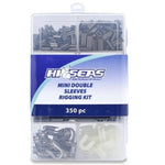 Hi - Seas Mini Double Sleeves Rigging Kit - Compact Wire Leader System