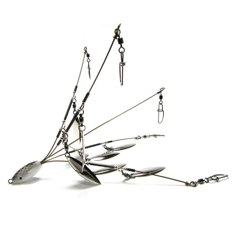 Hog Farmer Bait CompanyHog Farmer 5 Wire 8 Blade Rig - Umbrella RigHog Farmer 5 Wire 8 Blade RigHGFMR - 5WIRE8BLD