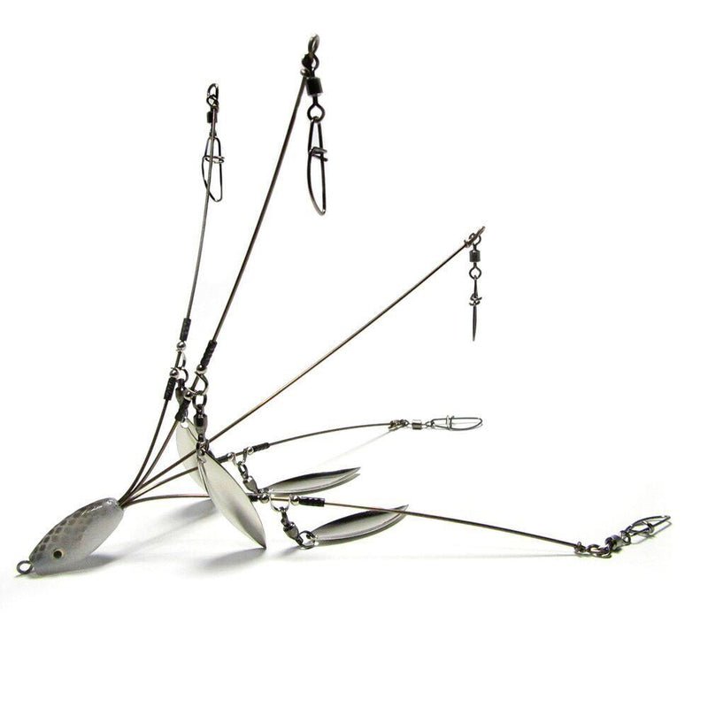 Hog Farmer Bait CompanyHog Farmer King Spin Rigs - Umbrella RigHog Farmer King Spin 5 Wire 4 BladeHGFMR - KSPN - 5/4